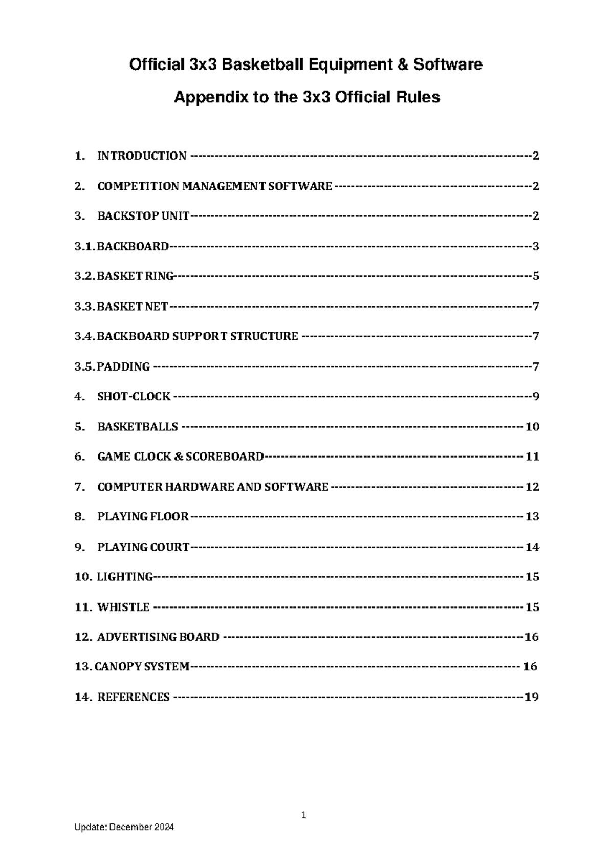 Equipment and Software Appendix to the 3x3 Official Rules - Studocu