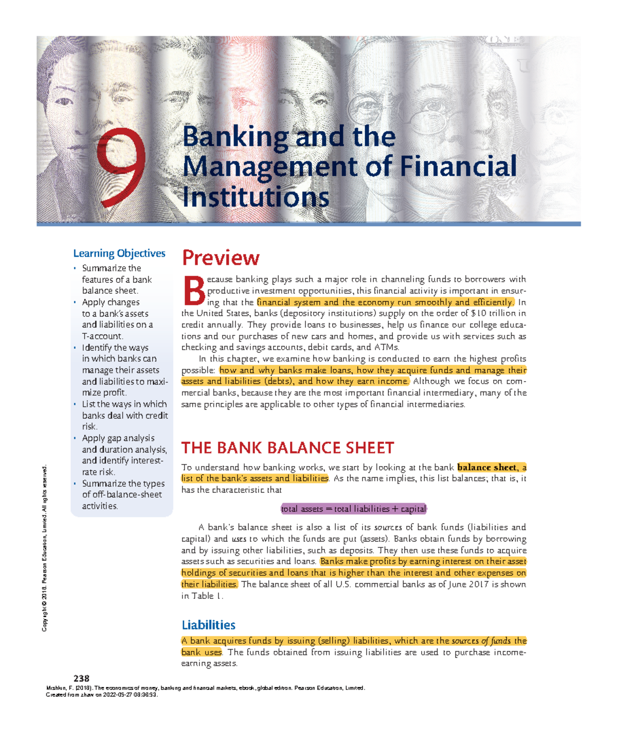 Chapter 9 - banking - 238 9 Banking and the Management of Financial ...