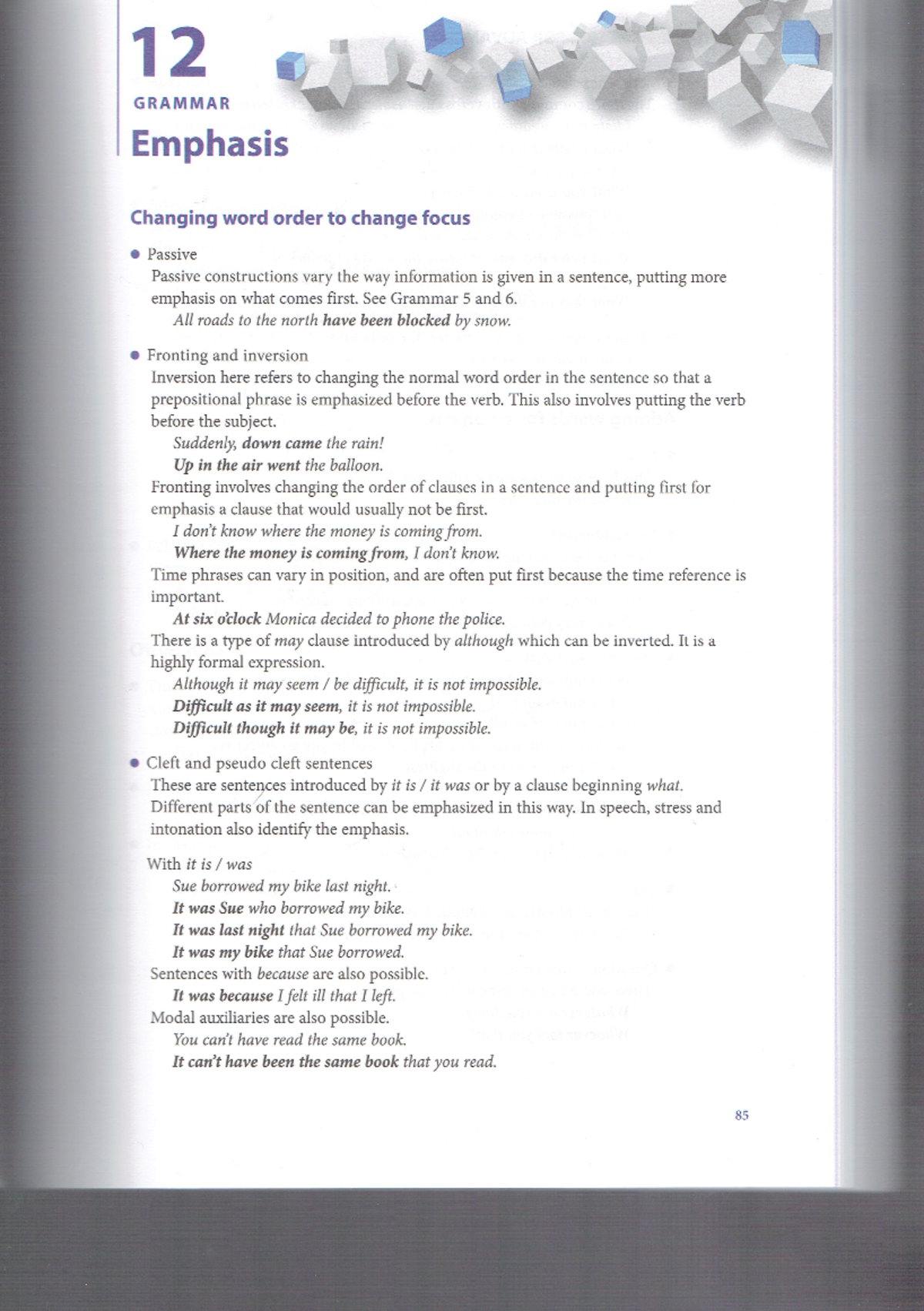 Emphasis - Descriptive Grammar of English - Studocu