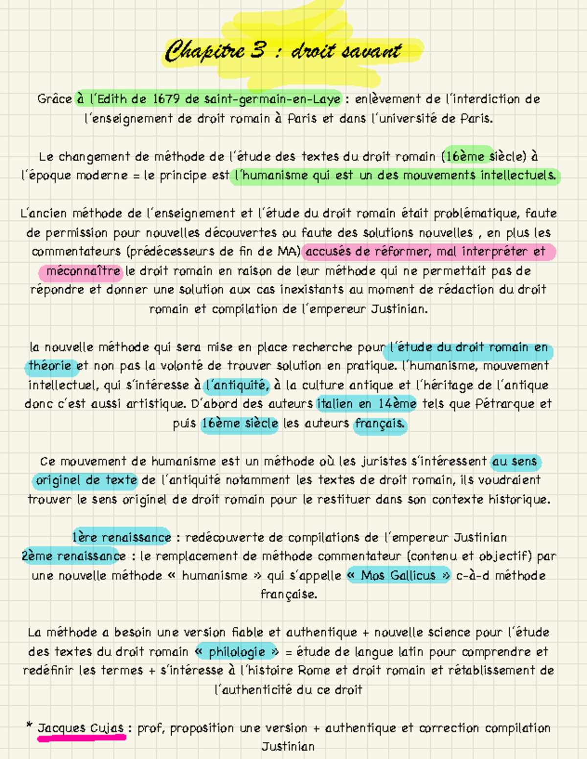 Bloc-notes sans titre - Chapitre 3 : droit savant Grâce à l’Edith de ...