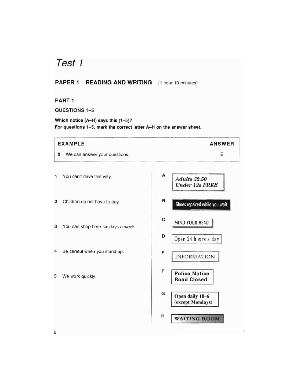 Cambridge KET 1 Book Study Notes and Overview - Studocu
