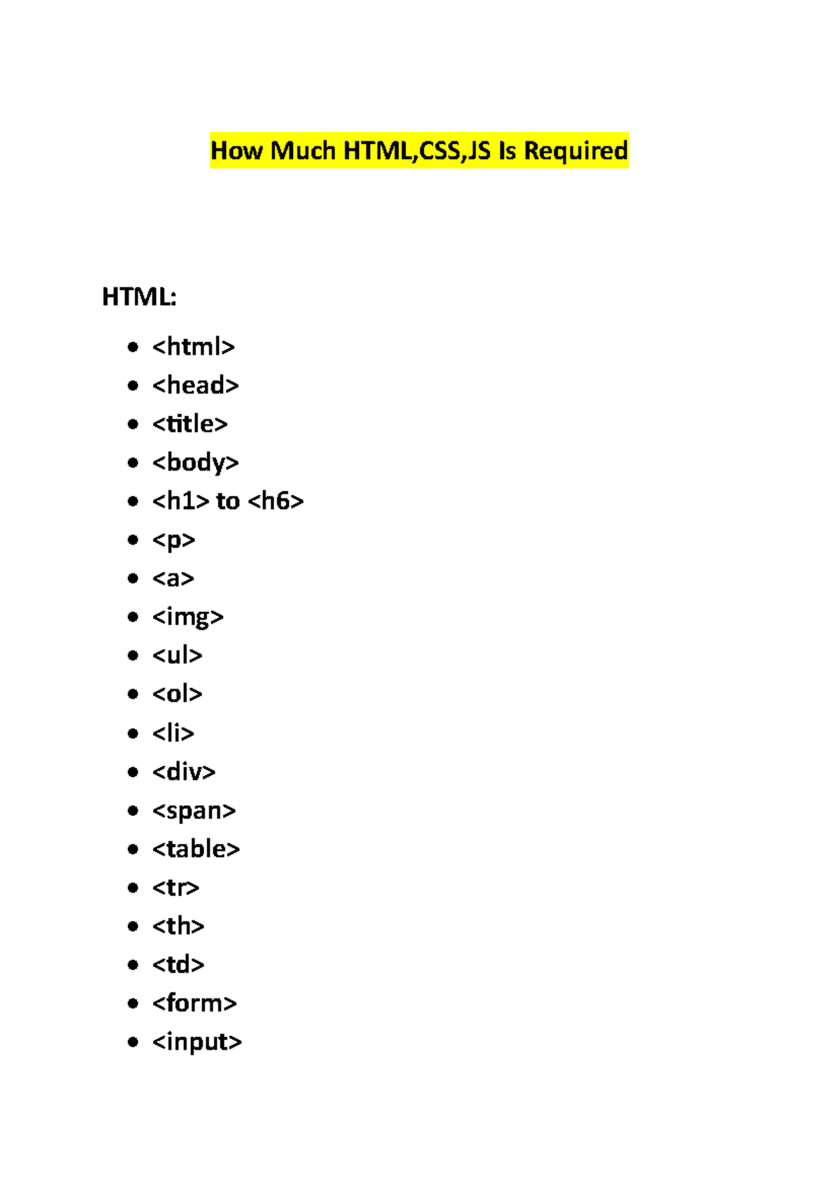 HTML, CSS & JS Essentials for Web Development Basics - Studocu