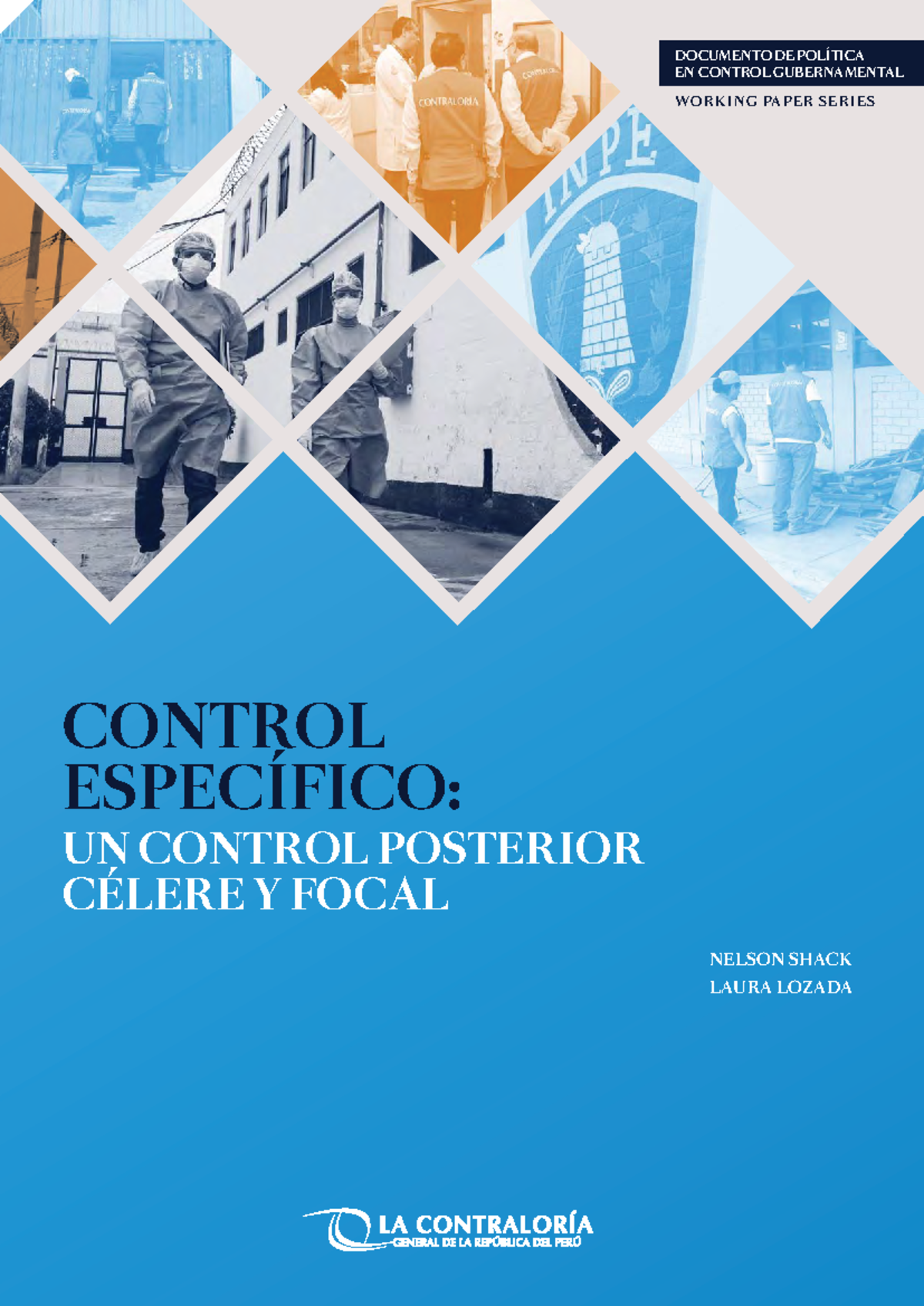 Control Especifico Un control posterior celere y focal - DOCUMENTO DE ...