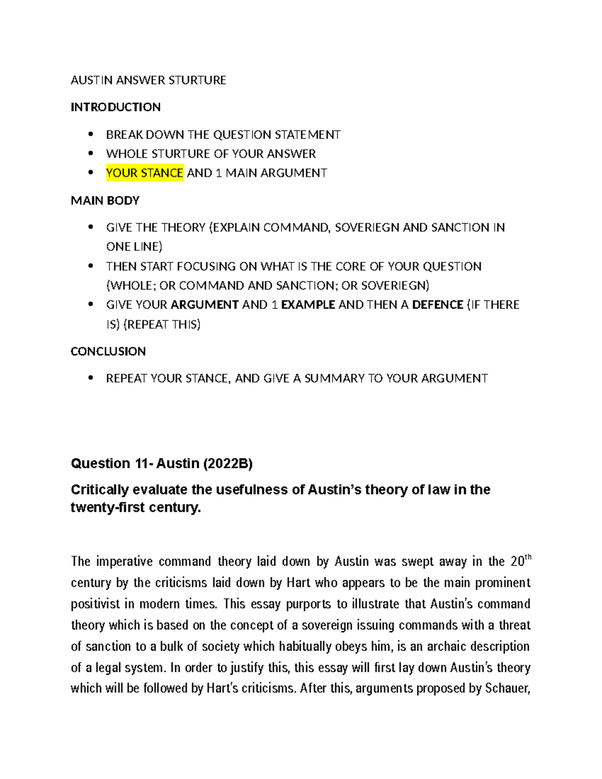 Austin (2022B) Critical Evaluation of Command Theory in Modern Law ...