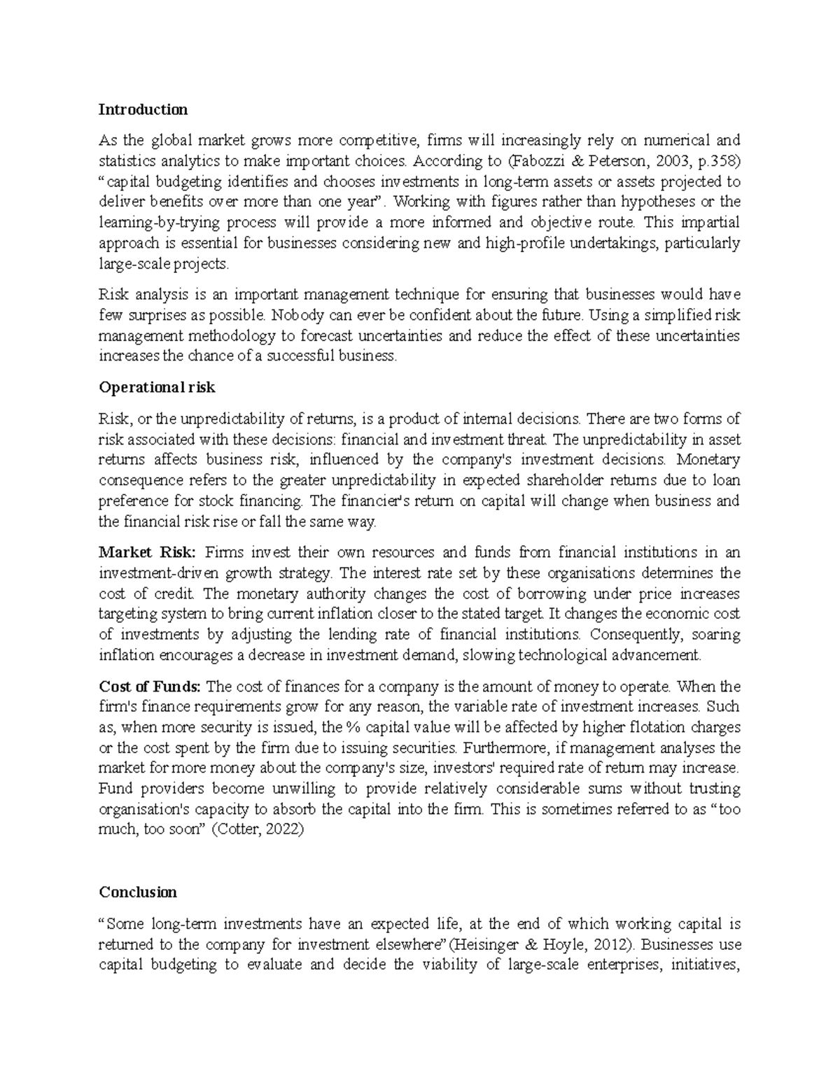 1-6 - Managerial Acoounig Master Class notes - Introduction As the ...