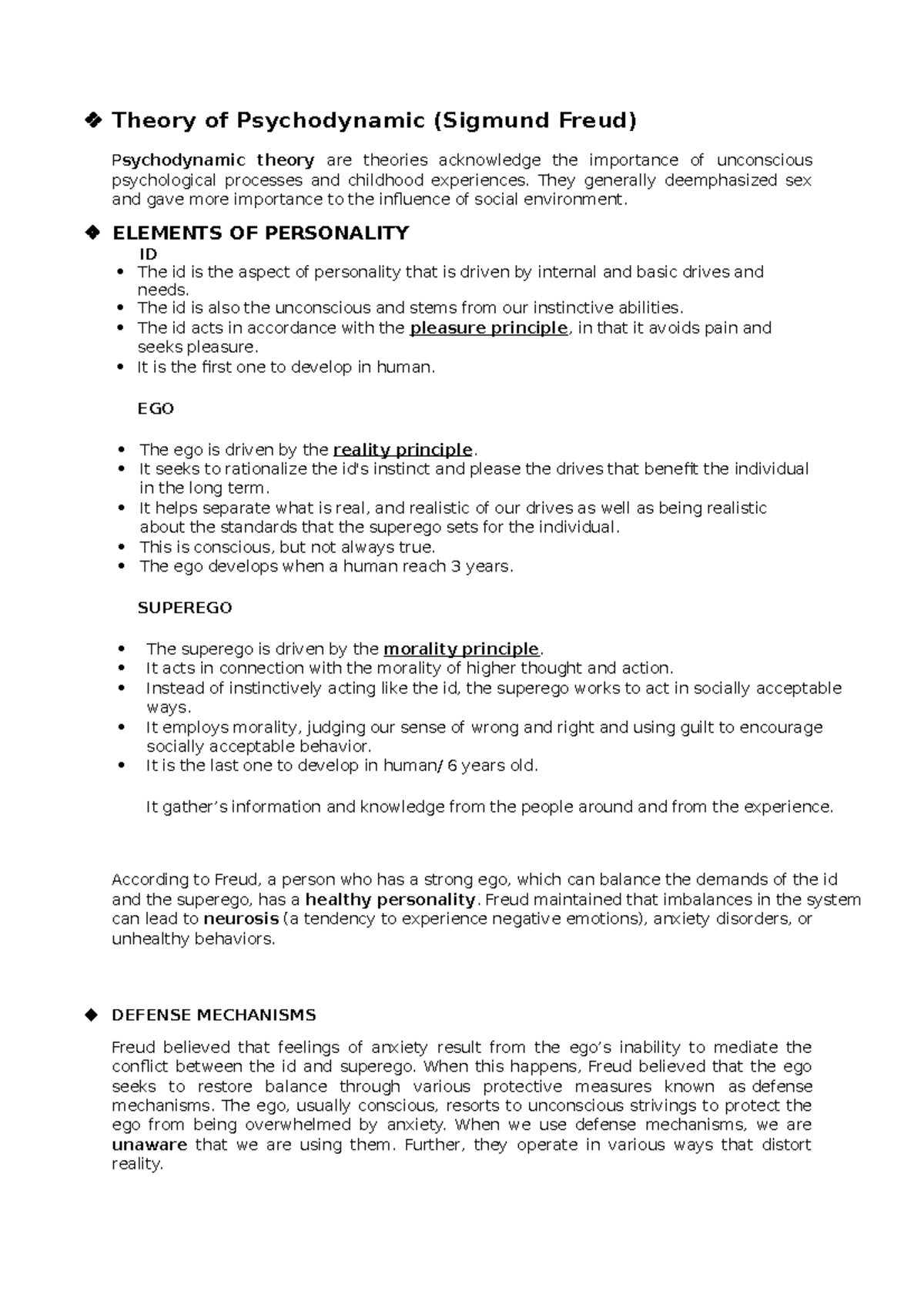 GAS HAND OUT Finals - gender and society - Theory of Psychodynamic ...