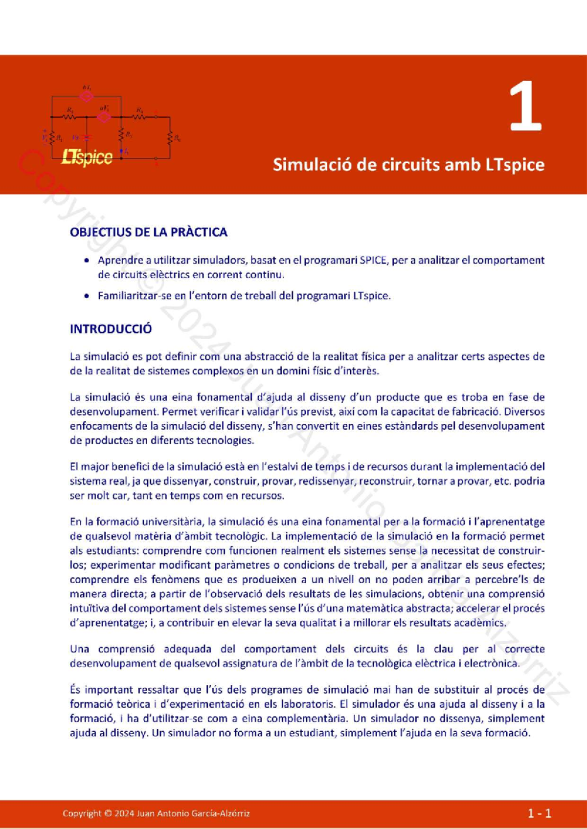 Ci S Pràctica 1: Simulació de Circuits amb LTspice 2026 - Studocu