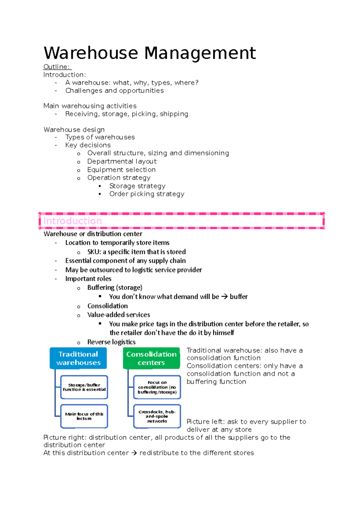 Warehouse Management in Supply Chain Logistics: Key Concepts and ...