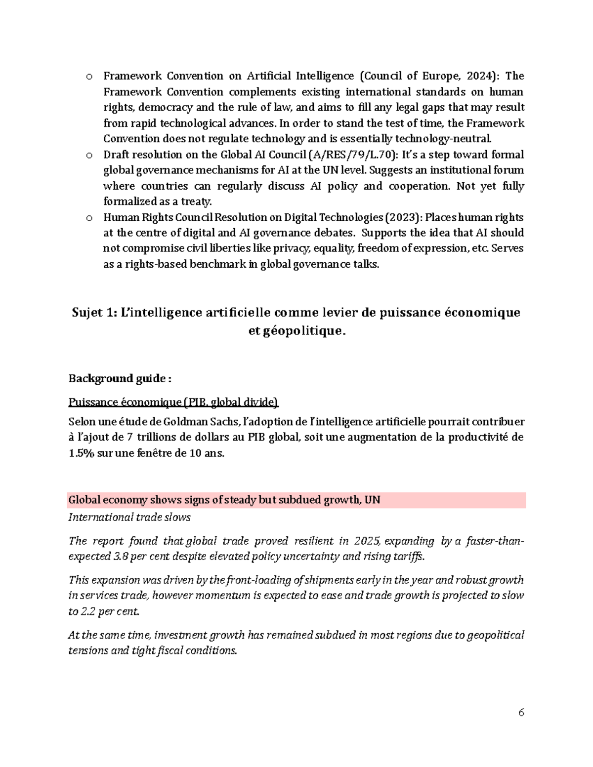 Framework Convention on AI: Economic Power & Global Governance Insights ...