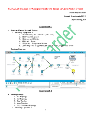 VLAN Configuration - Laboratory 8 - Packet Tracer - VLAN Configuration ...