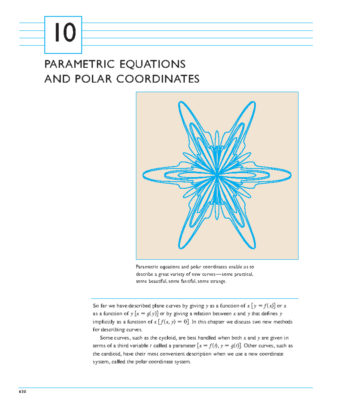 Chp10: Parametric Equations & Polar Coordinates Overview - Studocu