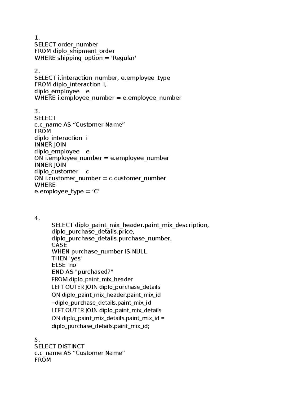 Z5762709 M16A Srivastava Lab Tutorial Week 5 SQL Queries - Studocu