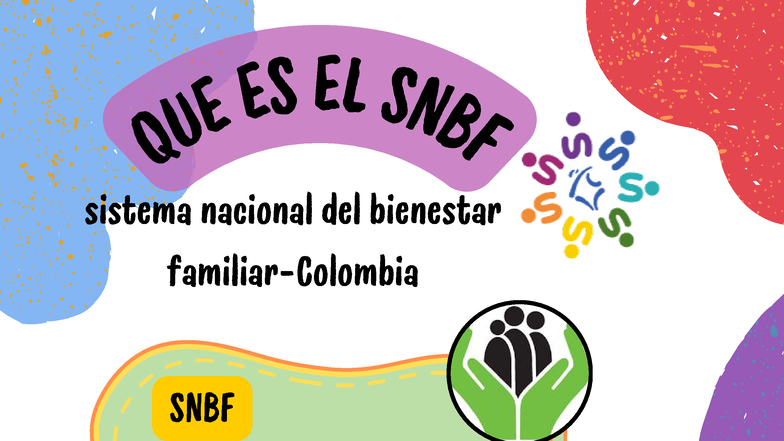 Infografía sobre el Sistema Nacional del Bienestar (SNBF) - Studocu