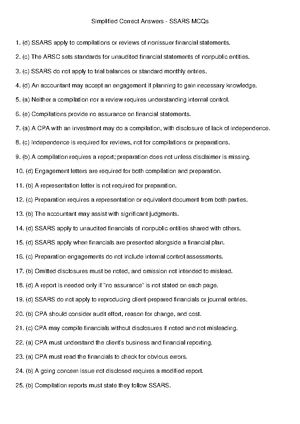 Simplified Audit Sampling Answers - Simplified Correct Answers: Audit ...