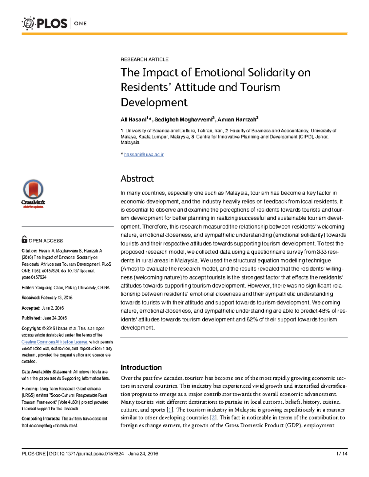 Article 06 - RESEARCH ARTICLE The Impact of Emotional Solidarity on ...