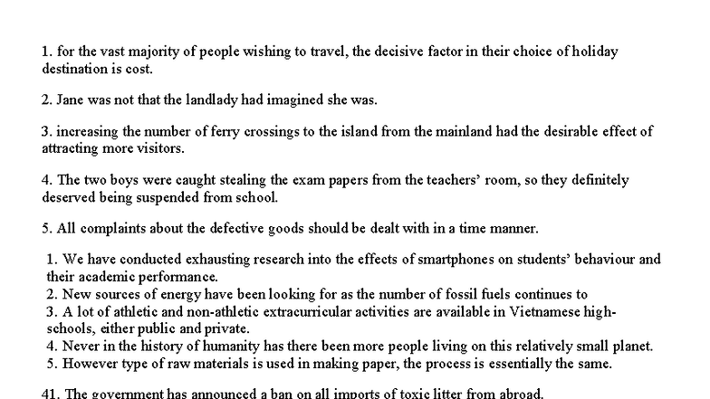 Semi Test - Mistake Correction for Language Proficiency - Studocu