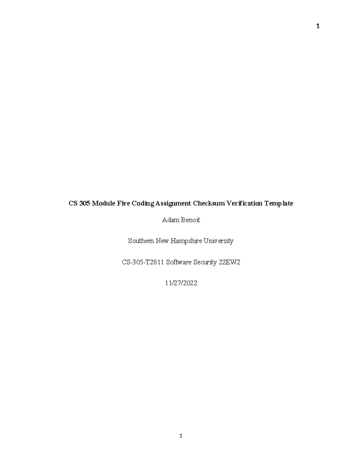 CS 305 Module Two Coding Assignment - Dependency Collection Template ...