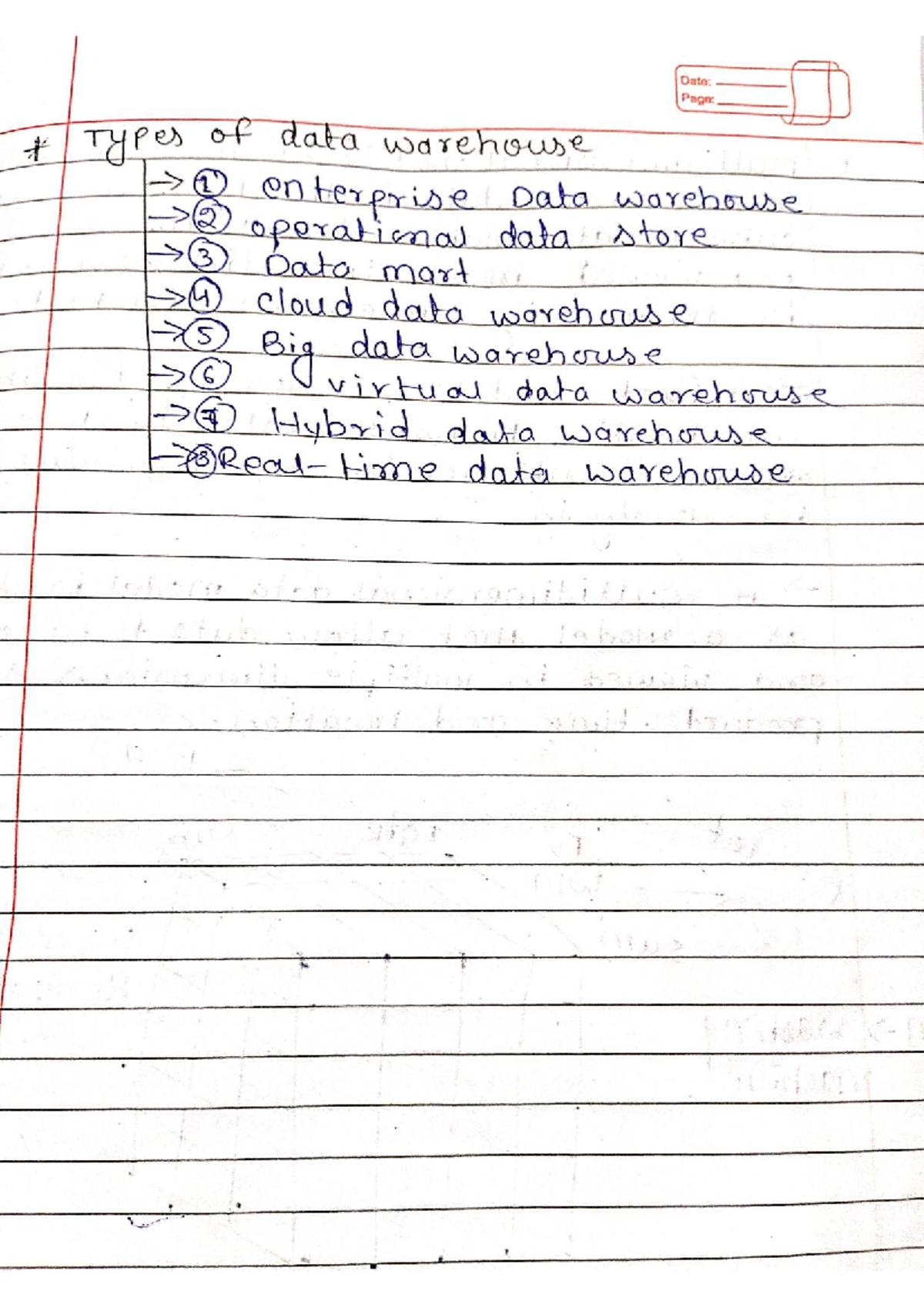 DWDM Notes: Data Warehousing Concepts & OLAP Operations for Exams - Studocu