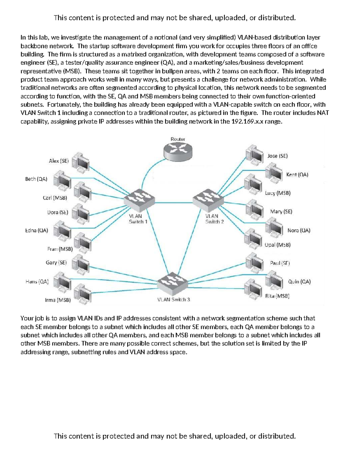 Lab 9: Network Segmentation and VLAN Management - Studocu