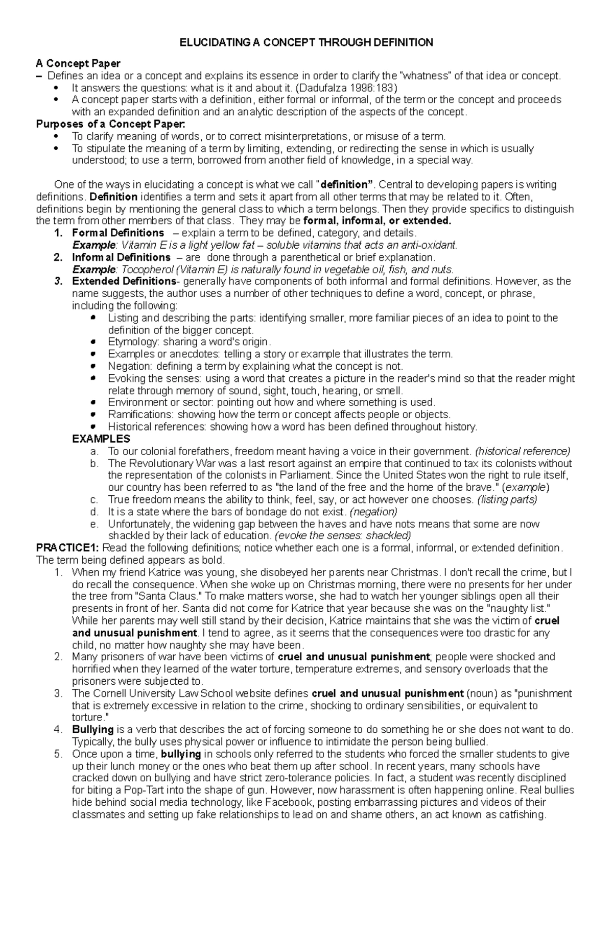 English 7 WEEK 2 Activity: Analyzing 