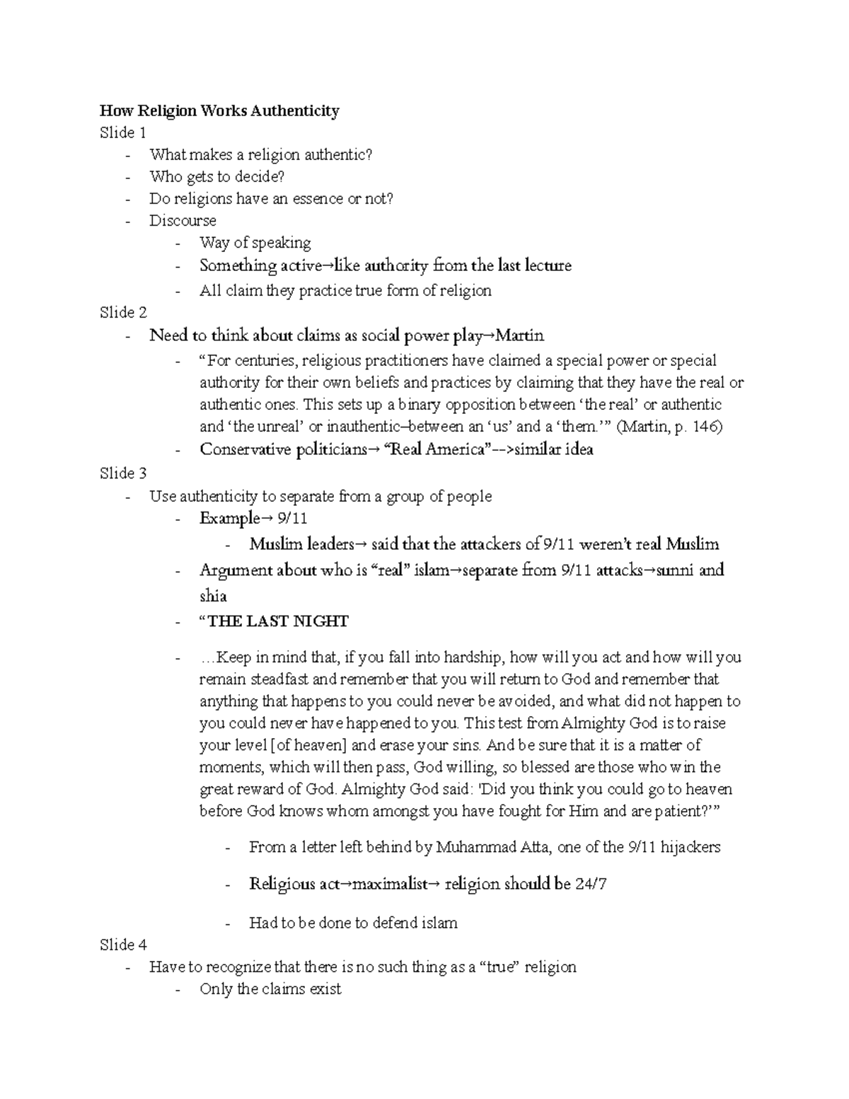 Notes 11 7 22 How Religion Works Authenticity - Deprecated API usage ...
