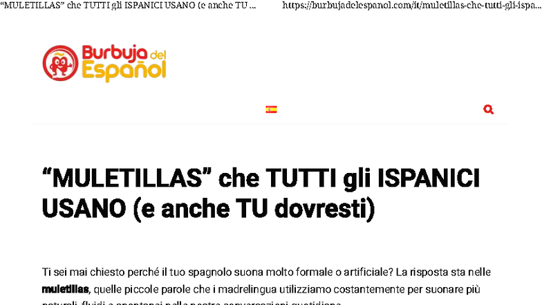 Muletillas Fondamentali nello Spagnolo: Che Tutti gli Ispanici Usano ...