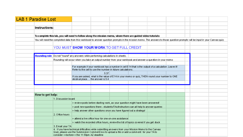 LAB 1: Paradise Lost - Workbook Instructions and Analysis - Studocu