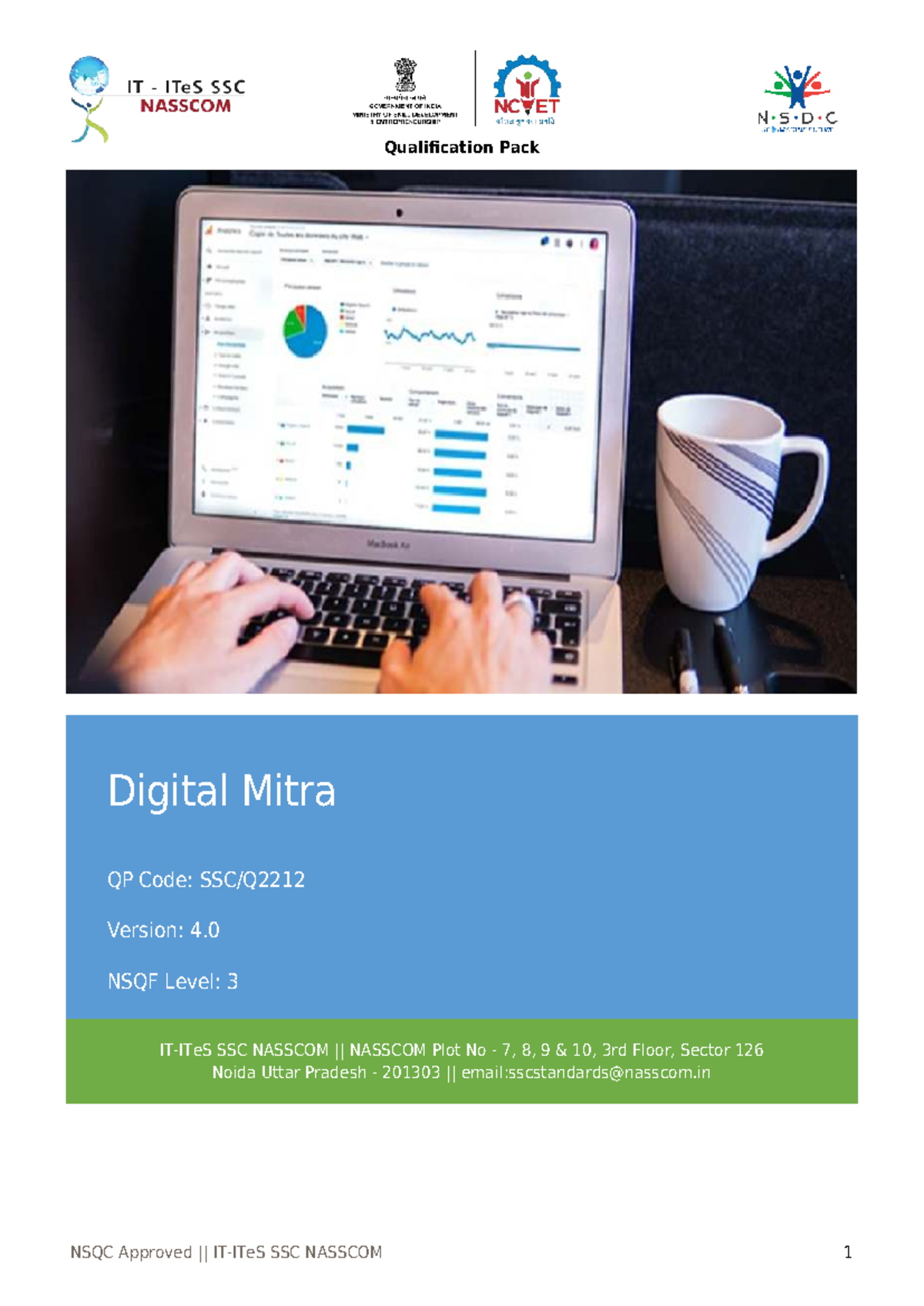 Qualification Pack: Digital Mitra (SSC Q2212) - Version 4.0 Overview ...