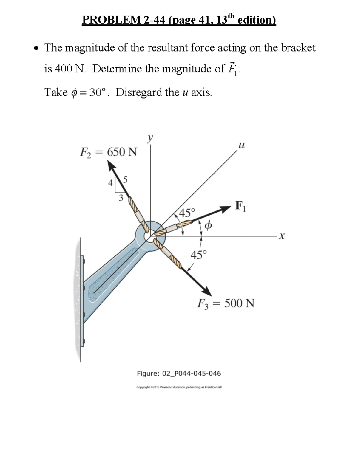 ENGR 202 Week 1 Lecture Notes on Force Equilibrium Problems - Studocu