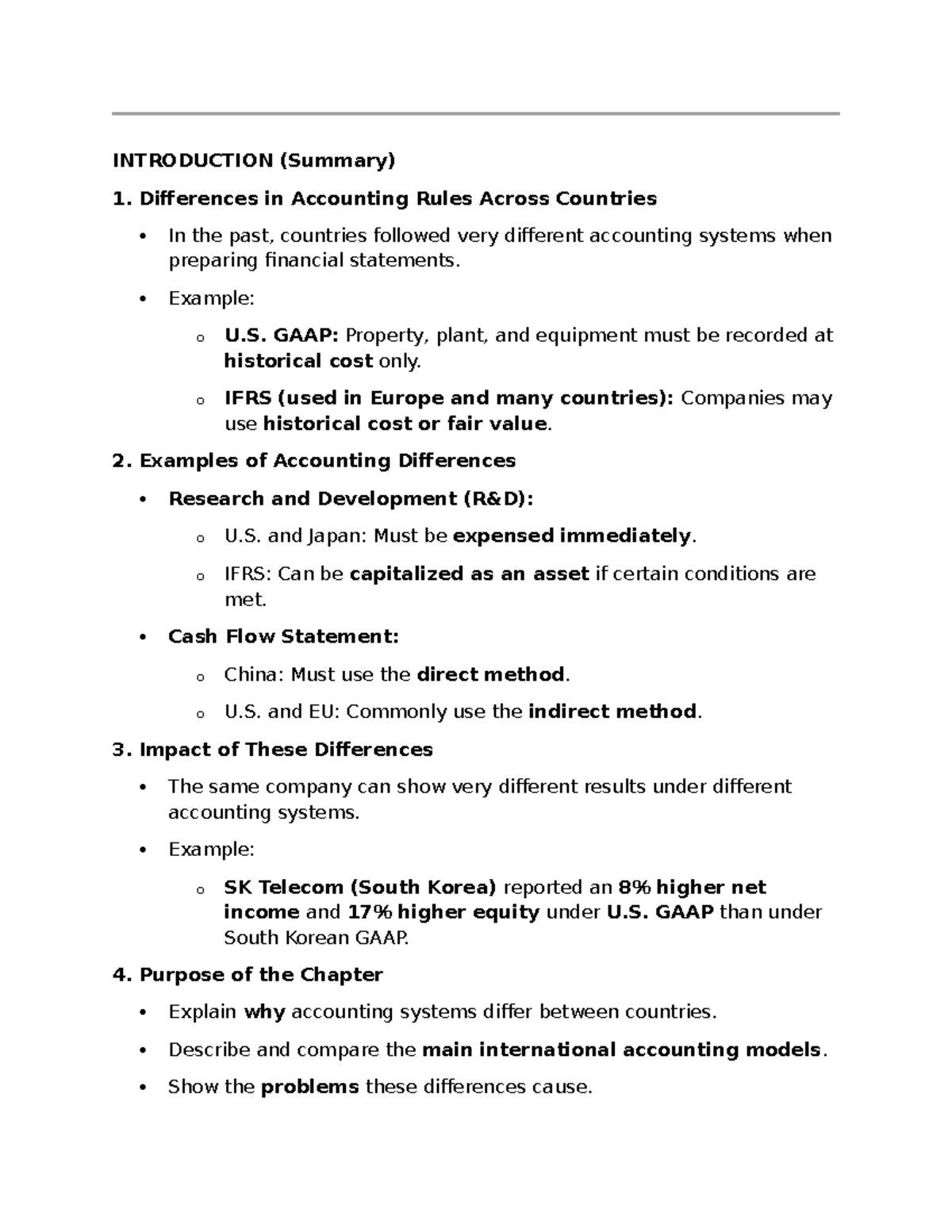 Unit 2 - Chapter 2 - Accounting Diversity and Global Practices - Studocu