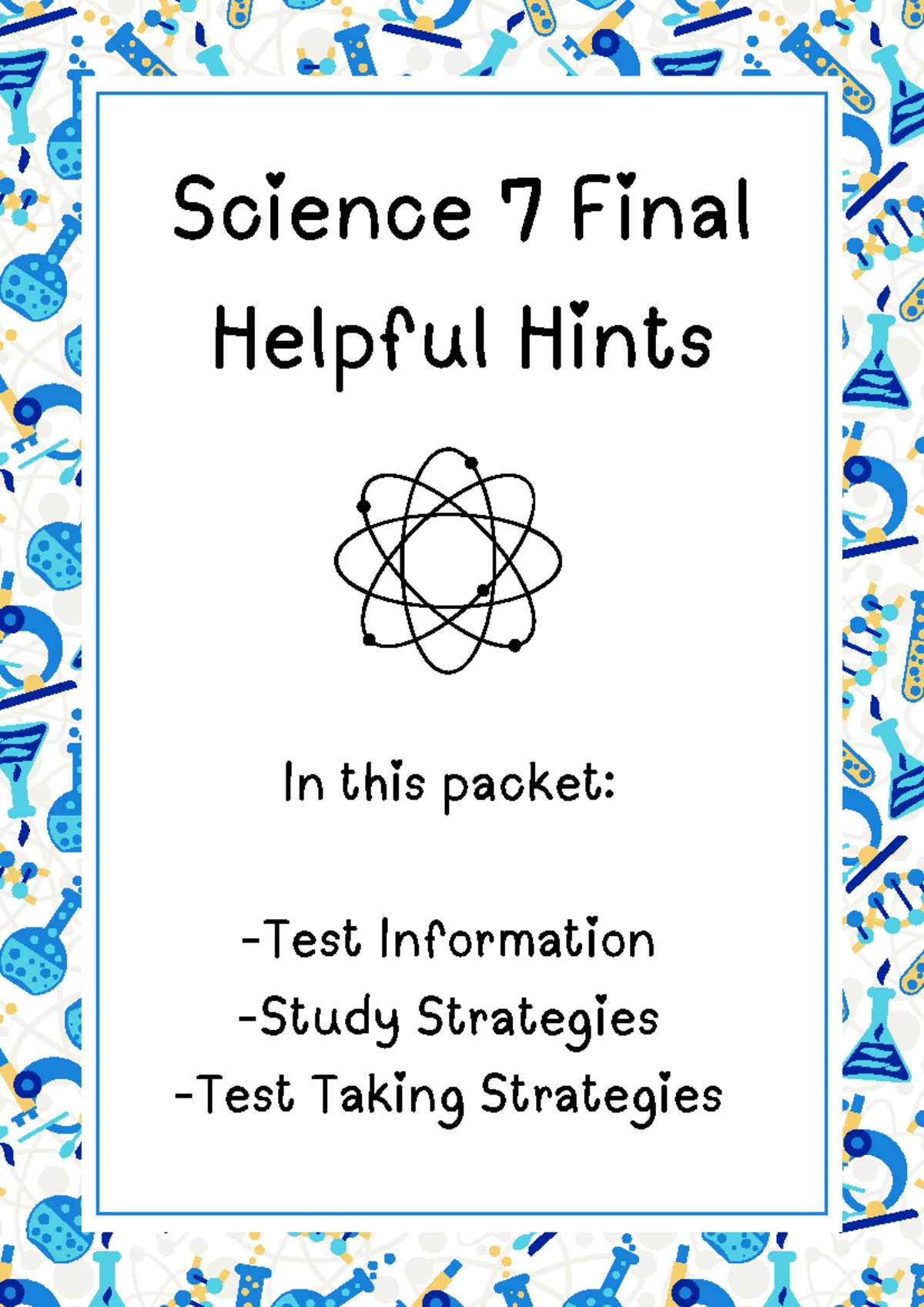 Science 7 Final Exam Study Strategies & Helpful Hints Guide - Studocu