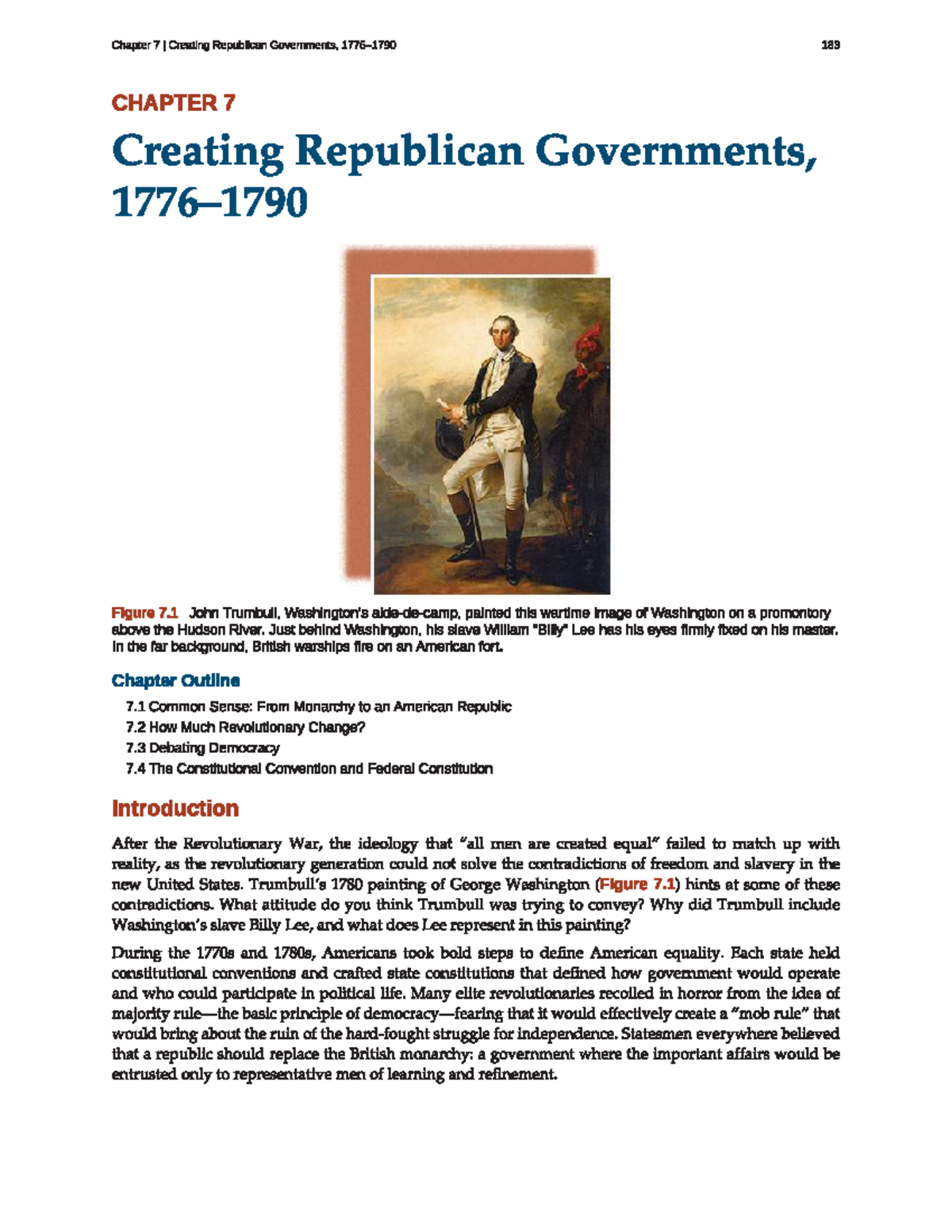 US History Chapter 7 Notes: Creating Republican Governments - Studocu