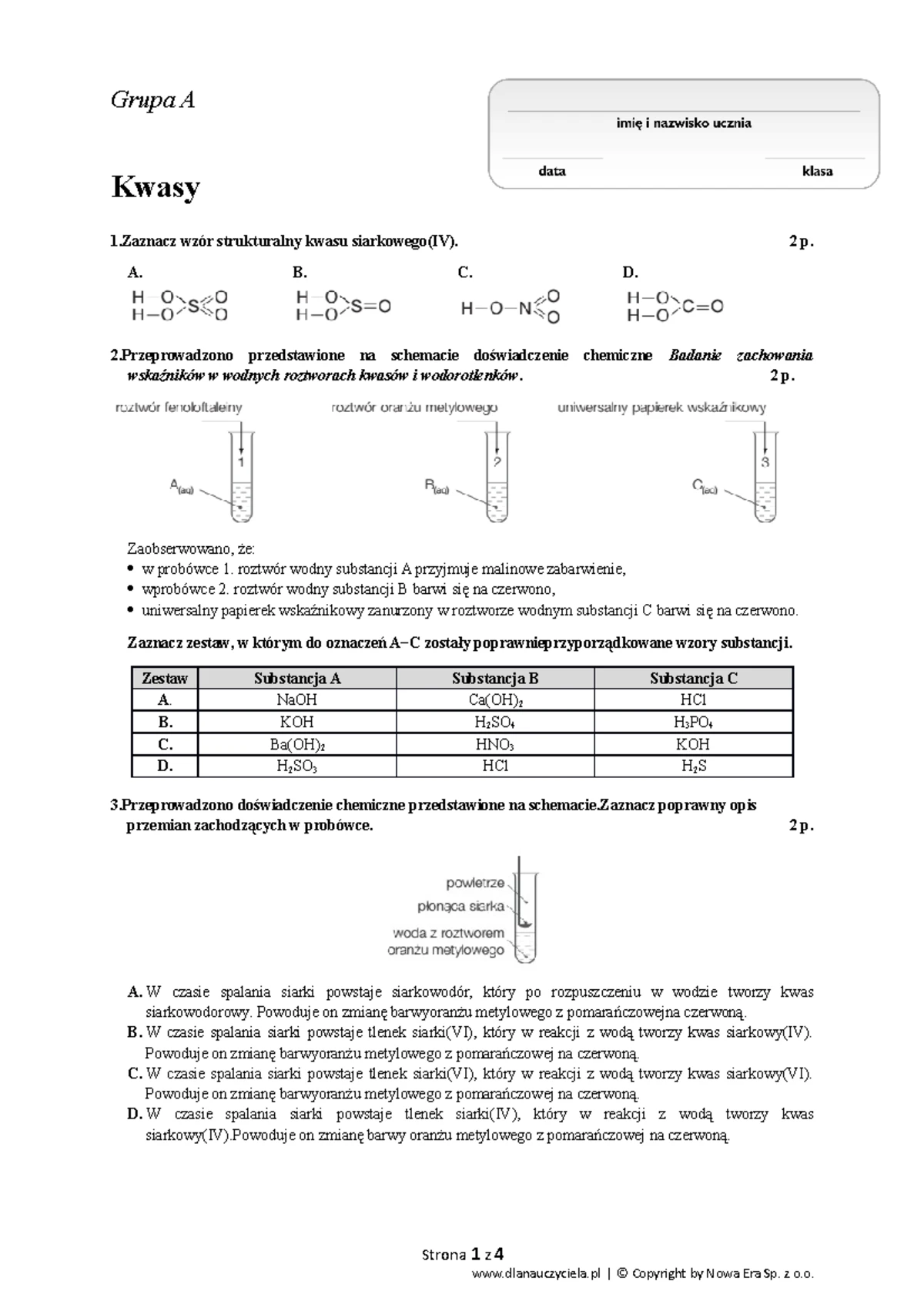 Karty-pracy-klasa-4 Pole prostokąta - Karty pracy Figury geometryczne