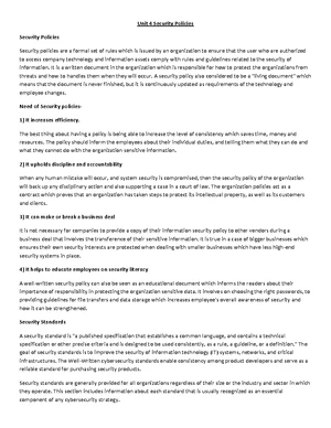 Cyber security Unit 4 Notes removed - mahak Date: Page: UNIT 4 ...