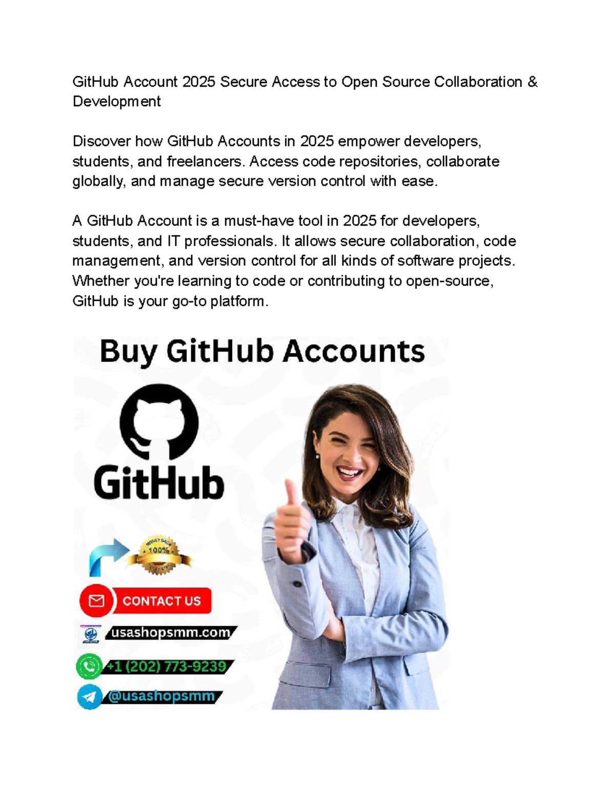 GitHub Accounts 2025: Essential Tool for Developers & Contributors ...