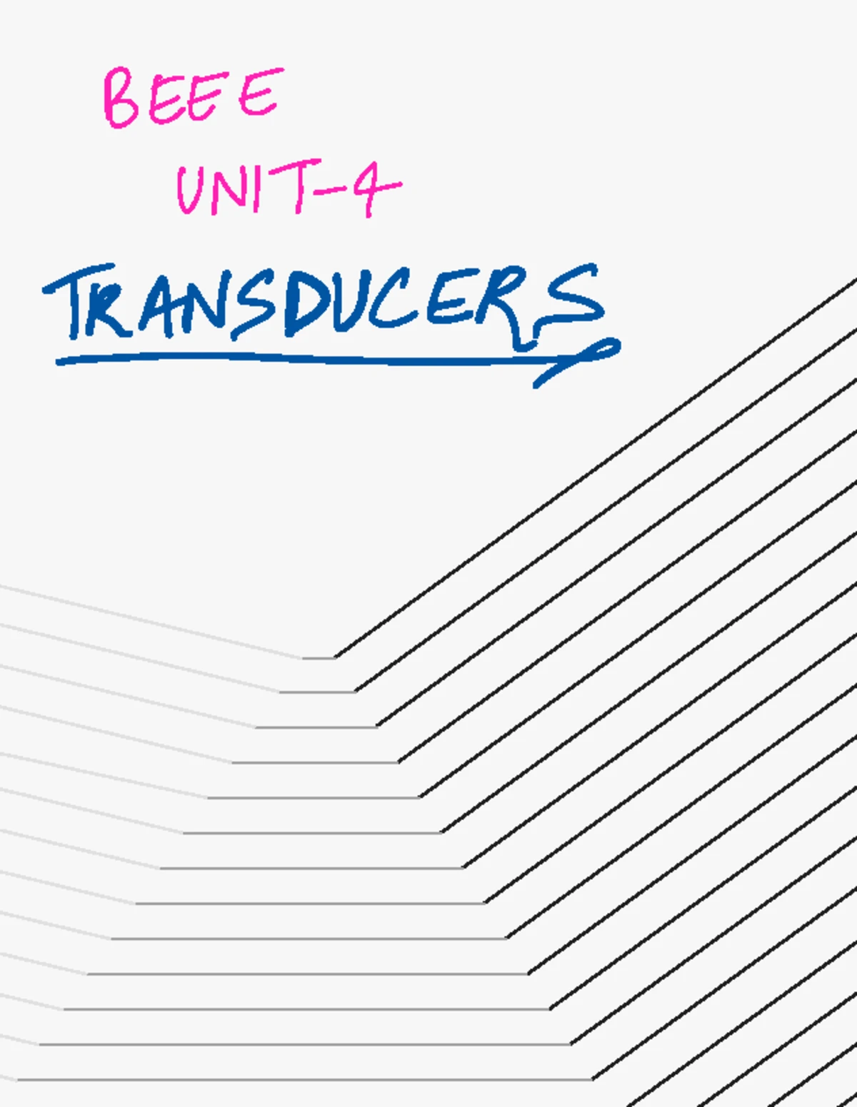 Unit 4 EEE - Handwritten Notes and Key Concepts Overview - Studocu