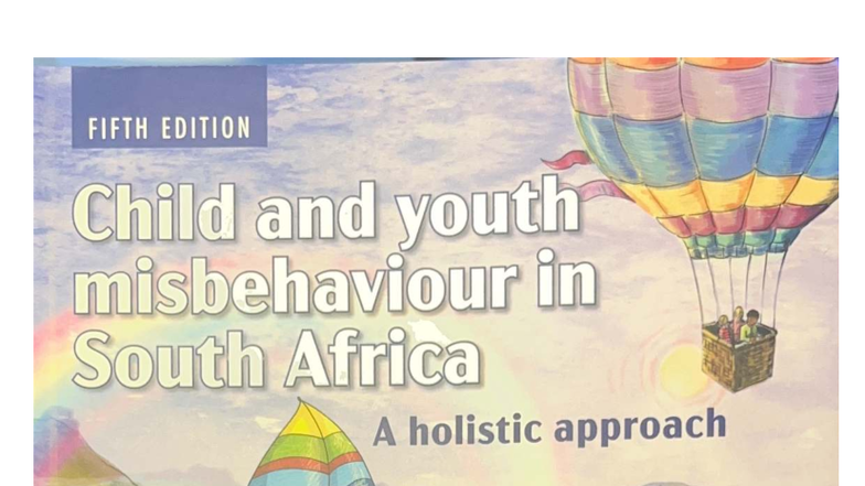 Child and youth - extar reading - crim3734 - FIFTH EDITION Child and ...