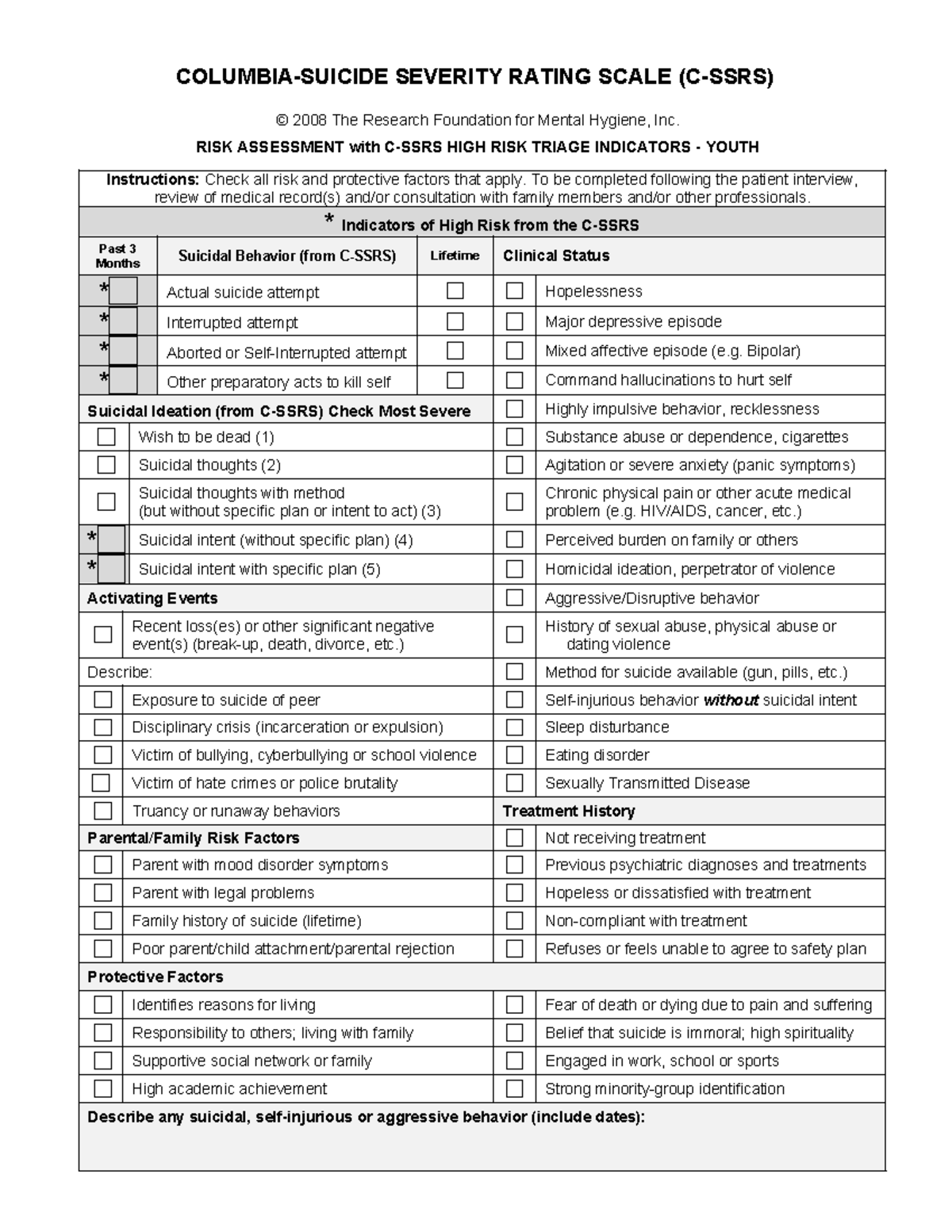 C-SSRS-Risk-Assessment-Page-Youth-2024 (1)-5 - COLUMBIA-SUICIDE ...