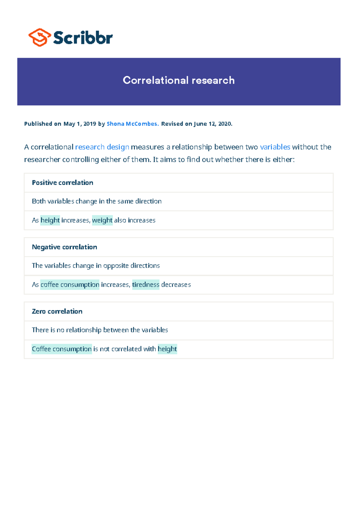 Correlational Research: Concepts, Methods & Examples (1616254996275 ...