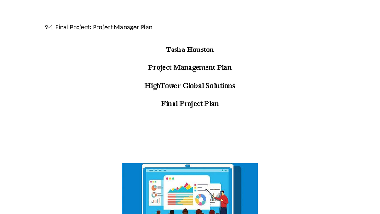 9-1 Final Project: Project Management Plan for HighTower Global ...