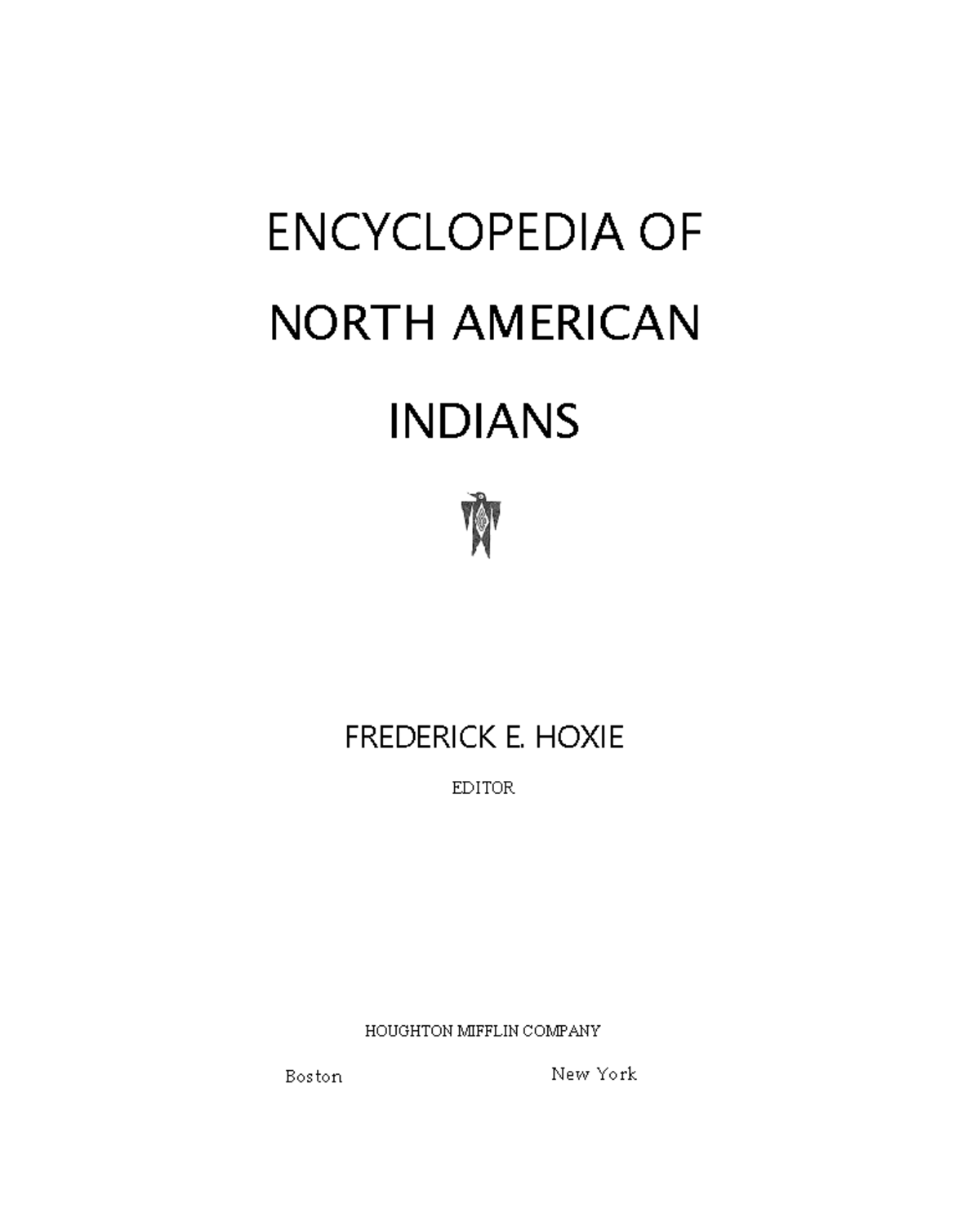 Encyclopedia of North American Indians: A Comprehensive Overview - Studocu