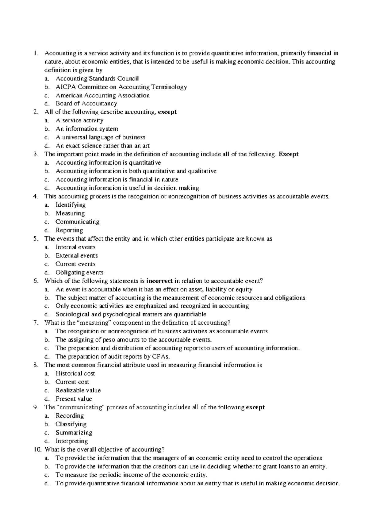 CFAS 2 - Comprehensive Overview of Accounting Principles and Practices ...