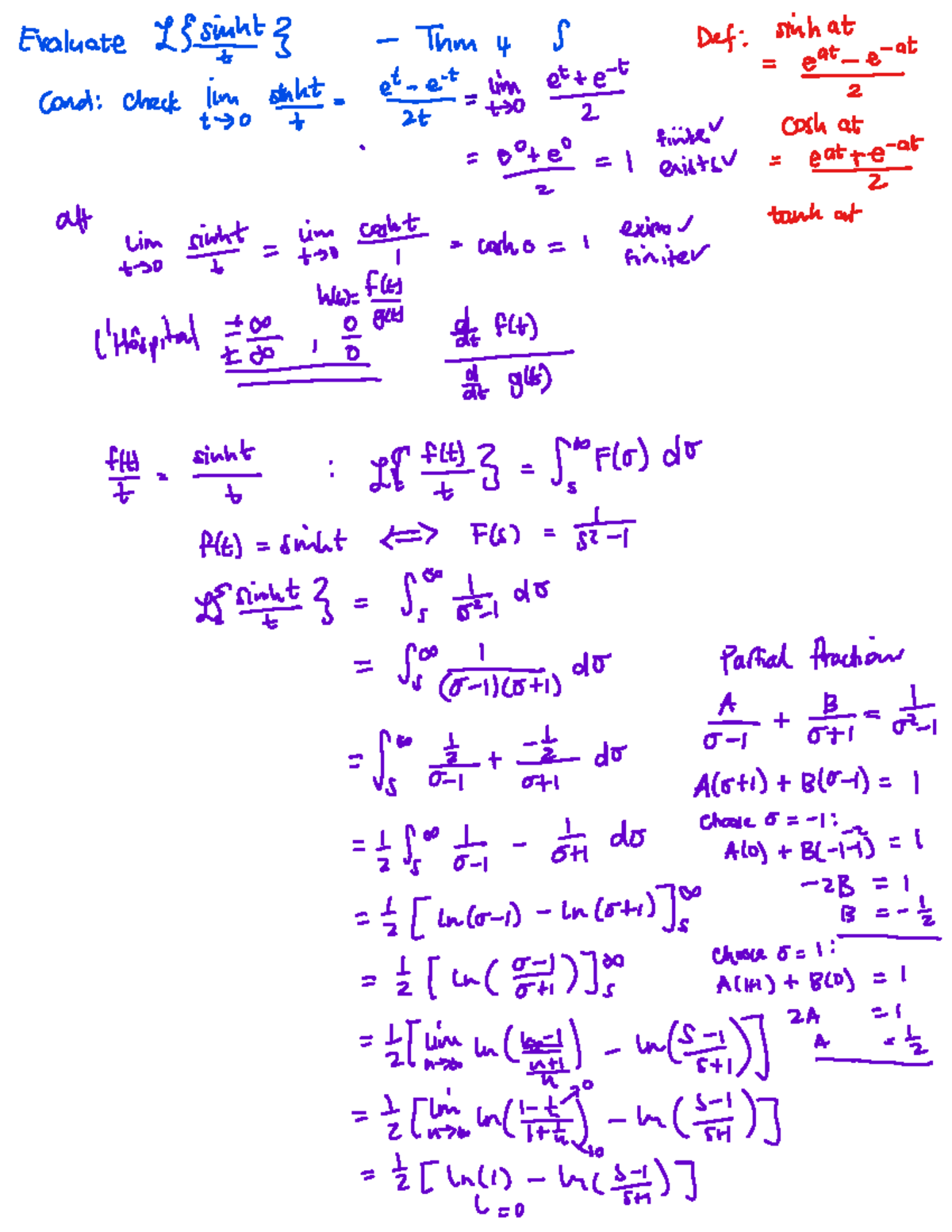 Revision notes laplace heaviside for math 101 final exam studocu