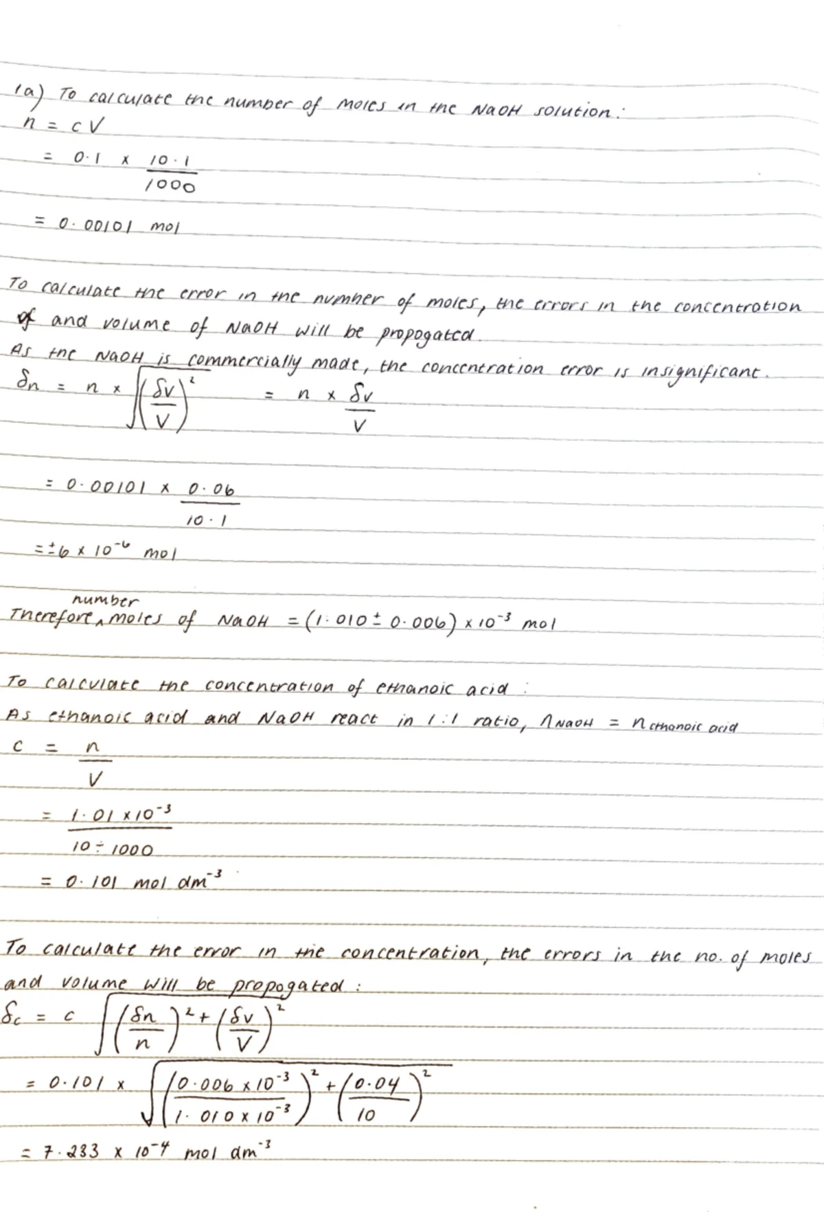 Entropy and Free Energy Calculations - Chemistry 101 Exercises - Studocu