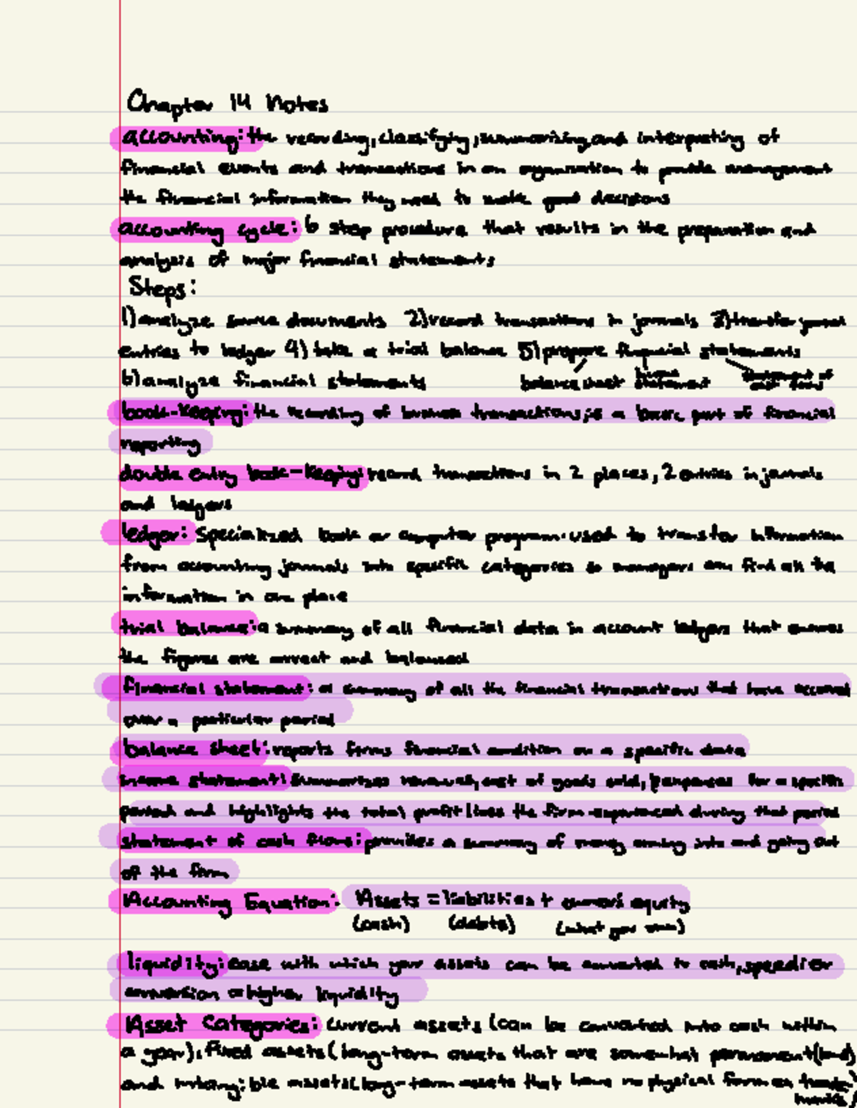 Chapter 14 - Dr. Li Wang's notes from textbook and class - Chapter 14 ...