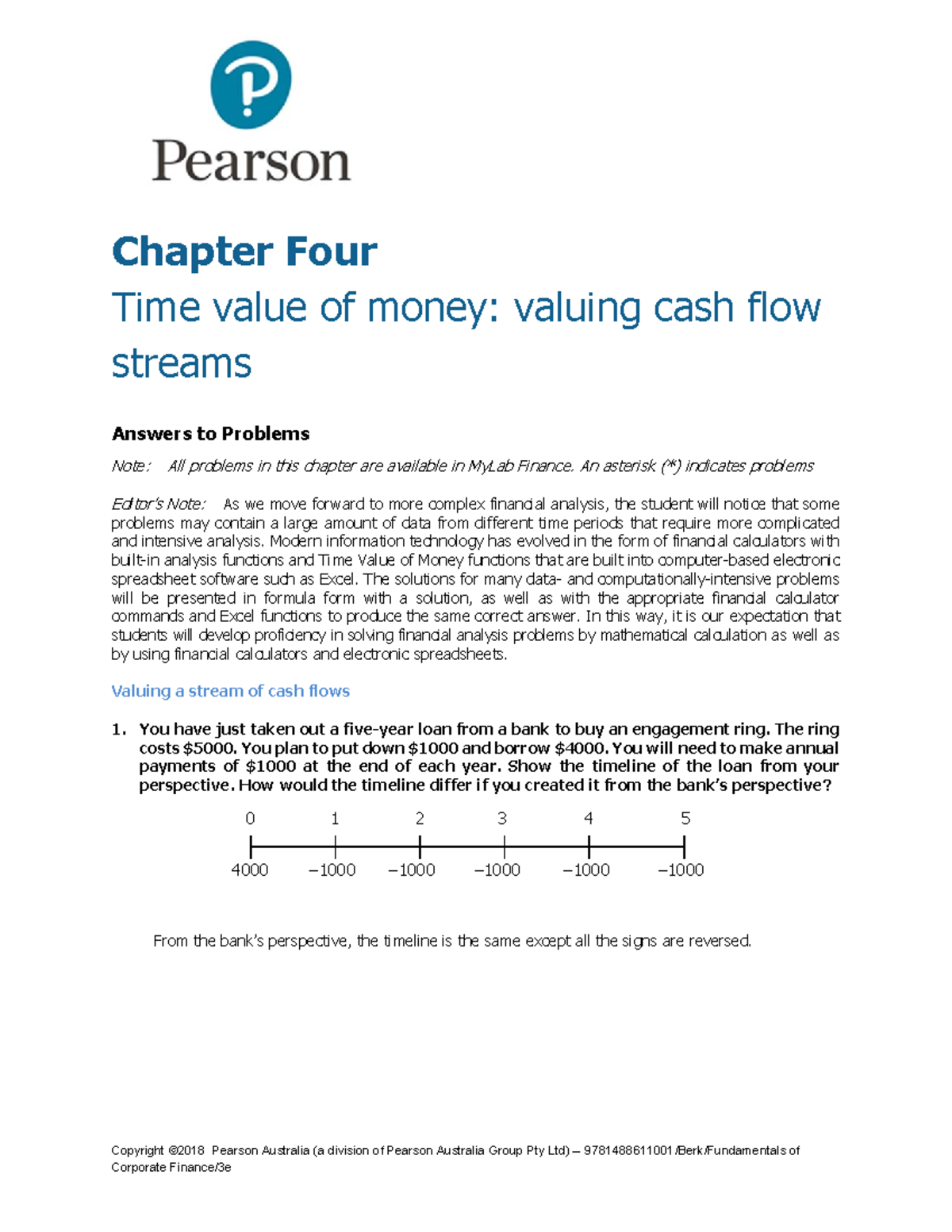 BFF2140 Tutorial Set 02 Solutions: Time Value of Money Problems - Studocu
