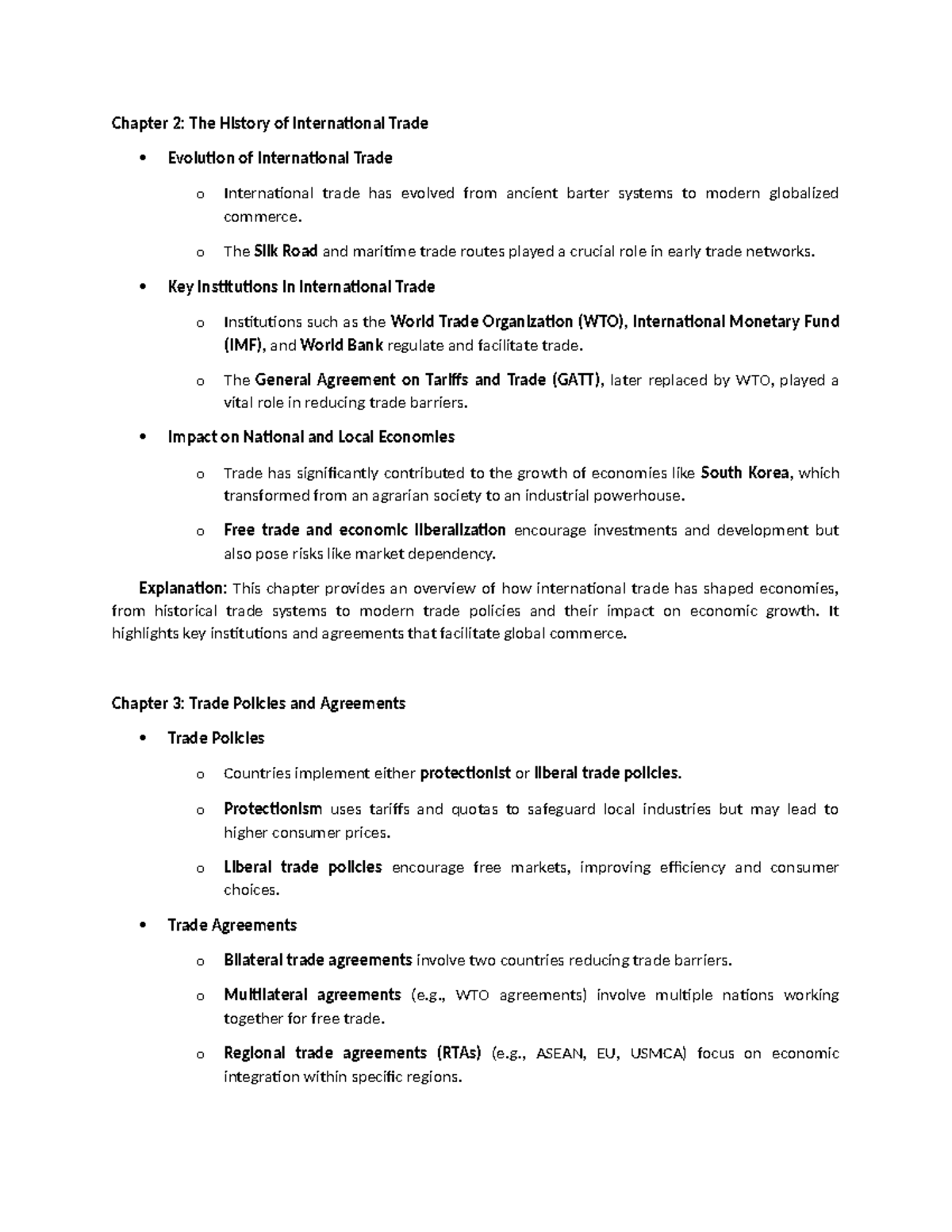 For print - n/a - Chapter 2: The History of International Trade ...