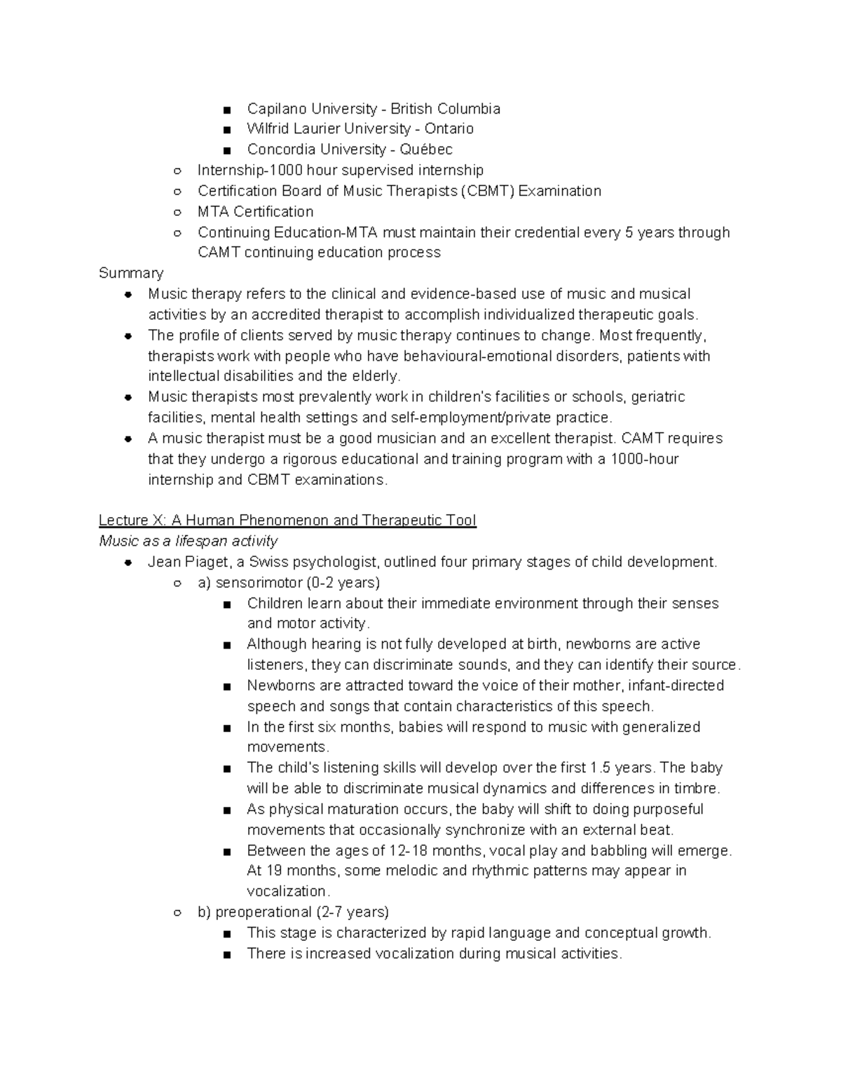 Music 2MT3 Lecture Notes part 2 - Capilano University - British ...
