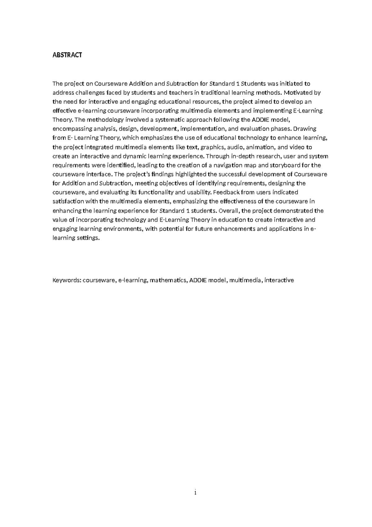 Lab 2 - all about computer processing - i ABSTRACT The project on ...