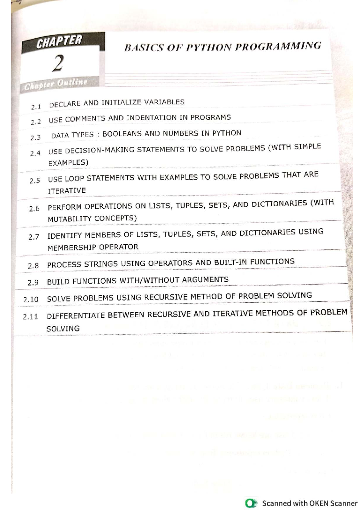 Python Programming Unit 2: Basics and Key Concepts - Studocu